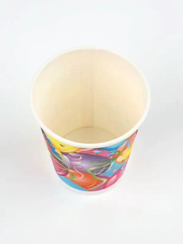 Стаканы бумажные Праздничное настроение 200мл 6шт