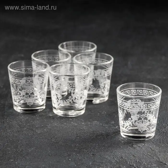 Набор стопок &laquo;Барокко&raquo;, 50 мл, 6 шт