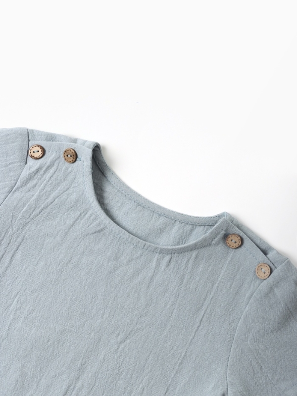 Рубашка (футболка) детская MINAKU, цвет серый, рост 74-80 см