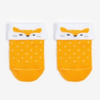 Носки детские с подворотом Крошка Я &laquo;Лиса&raquo;, размер 12-14 см