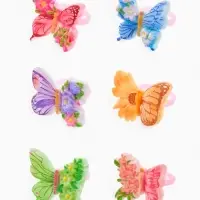 Кольцо &laquo;Выбражулька&raquo; бабочка в цветах, форма МИКС, цветное, безразмерное