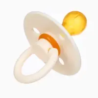 Соска - пустышка классическая, латекс, цв.айвори, в контейнере, от 0 мес., M&B