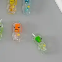 Подвеска для творчества акрил "Коктейль. Двуликий" светится в темноте МИКС 3х1,1х1,9 см