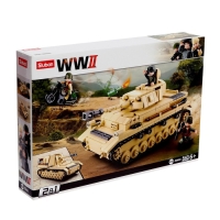 Конструктор Армия ВОВ &laquo;Немецкий танк PanzerIV&raquo;, 543 детали