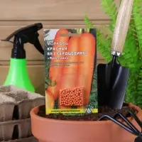 Семена Морковь  КРАСНАЯ БЕЗ СЕРДЦЕВИНЫ "ЯРОСЛАВНА" гелевое драже, 300 шт