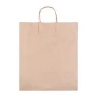 Пакет бумажный крафт 90 г/м&sup2;, круглая ручка 32&times;20&times;37 см