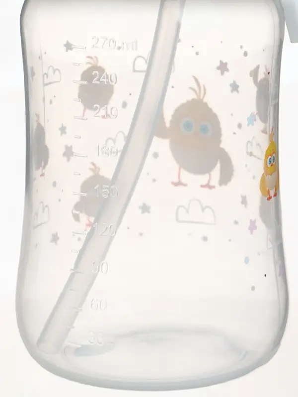 Поильник-непроливайка с трубочкой, 270 мл, ЦЫП-ЦЫП