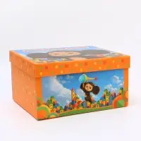 Коробка подарочная &laquo;Поздравляю&raquo;, Чебурашка, 31 х 25,5 х 16 см