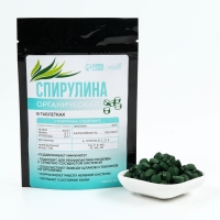Спирулина органическая в таблетках &laquo;Доброе здоровье&raquo;, 100 шт., 50 г.