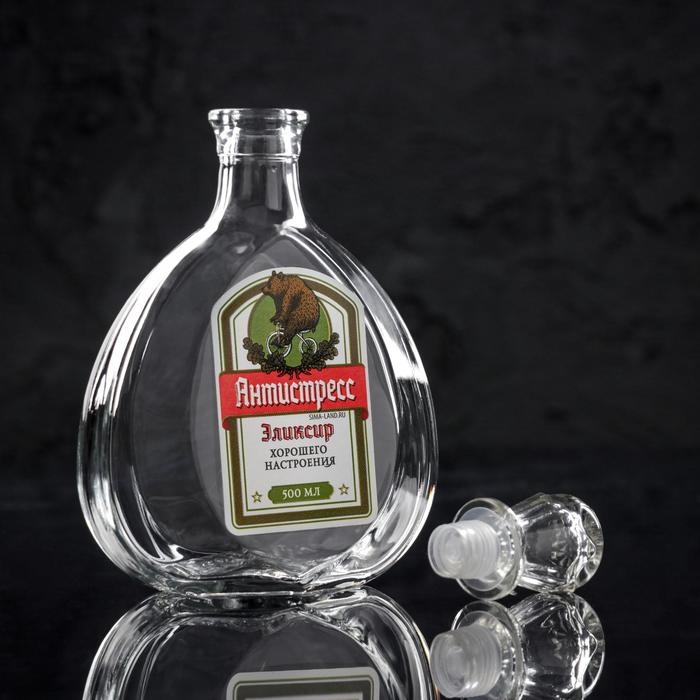 Штоф стеклянный Дорого внимание &laquo;Антистресс&raquo;, 500 мл