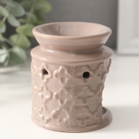 Аромалампа керамика "Крестики" серая 7х7х7,7 см Аромалампа керамика "Крестики" серая 7х7х7,7 см