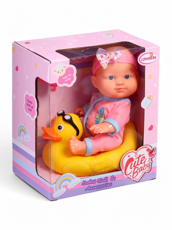 Пупс &laquo;Купание с уточкой&raquo;, с аксессуарами, МИКС