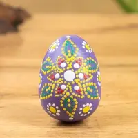 Сувенир "Яичко" дерево 5х5х6 см