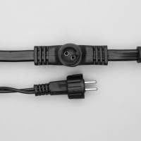 Гирлянда &laquo;Занавес&raquo; 2 &times; 3 м, IP44, УМС, тёмная нить, 760 SMD-LED, свечение белое, 220 В