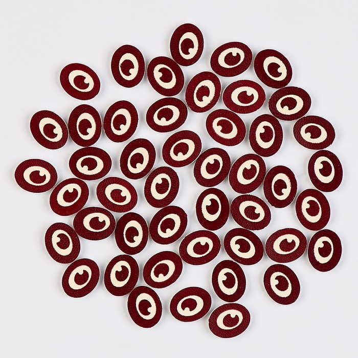 Глаза, набор 50 шт., размер 1 шт. &mdash; 1 &times; 1,2 см