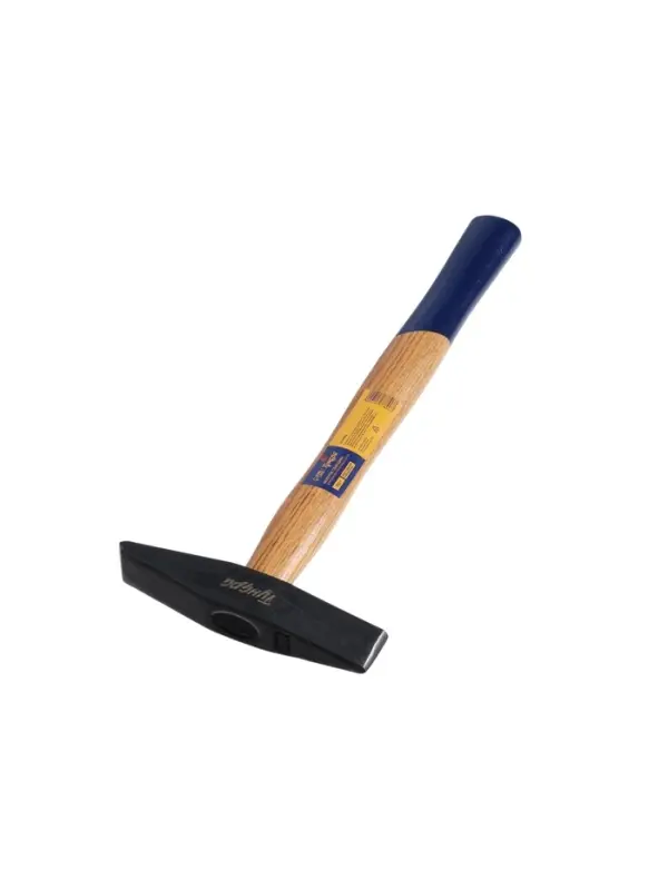 Молоток сварщика ТУНДРА, двухсторонний плоский боек, деревянная рукоятка из бука, 300 г