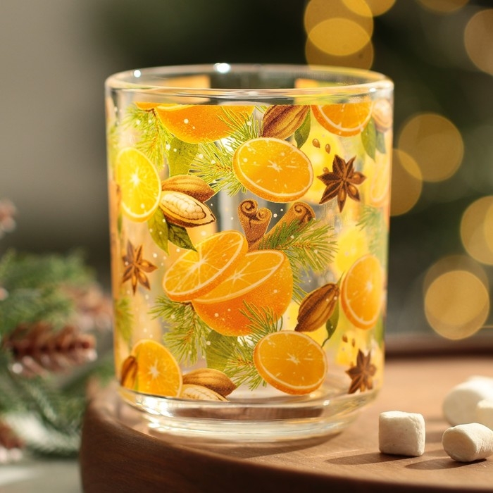 Кружка стеклянная новогодняя Дорого внимание &laquo;Глинтвейн&raquo;, 200 мл