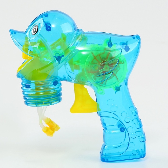 Генератор-пистолет мыльных пузырей &laquo;Утка&raquo;, прозрачный, МИКС