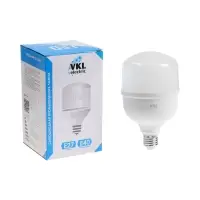 Лампа светодиодная VKL electric, бочка, 40 Вт, E27, переходник Е40, 3800 Лм, 6500K, IP20, 100&times;159мм,