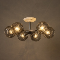 Люстра "Фернанда" 6хЕ27 40Вт бело-хромовый 65х44х26 см BayerLux Люстра "Фернанда" 6хЕ27 40Вт бело-хромовый 65х44х26 см BayerLux