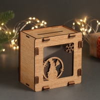 Новогодняя копилка "Снеговик" 12х12х9 см Новогодняя копилка "Снеговик" 12х12х9 см