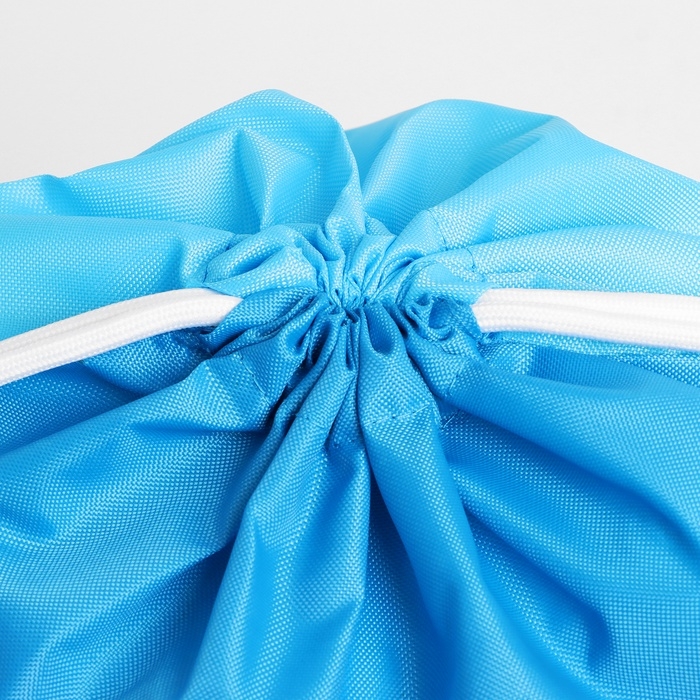 Сумка для мокрых вещей, 42*32 см, цвет голубой