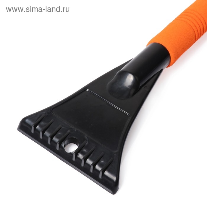 Щетка сметка, со скребком, M5, мягкая ручка, 57 см