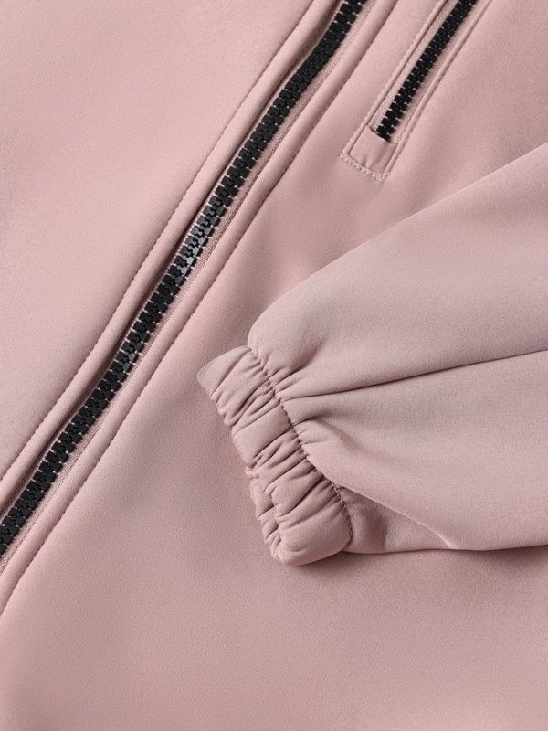 Комбинезон демисезонный для девочек MINAKU из Softshell на флисе, непромокаемый, каштан, рост 92 см