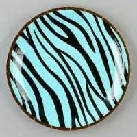 Тарелки бумажные одноразовые &laquo;Полоски&raquo;, 6 шт.