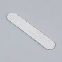 Пилка - мини для ногтей, прямая, 180/200 грит, 11 см, серая