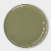 Блинница Доляна &laquo;Цветы&raquo; d=23, доломит, белая, зелёная