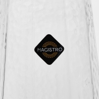 Набор бокалов для шампанского стеклянный Magistro &laquo;Дарио&raquo;, 180 мл, 7&times;27,5 см, 6 шт, цвет прозрачный