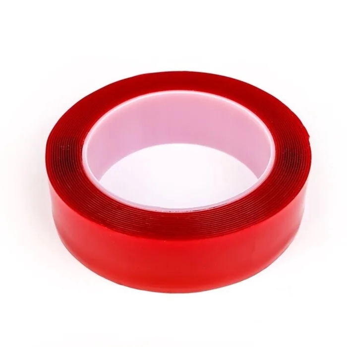 Клейкая лента TORSO, прозрачная, двусторонняя, акриловая, 30 мм х 5 м