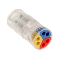 Строительно-монтажная клемма проходная СК-324 32А 0,5-2,5мм2, 6 отв, набор 5 шт