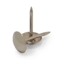 Гвозди ТУНДРА, декоративные, обивочные, 8&times;15 мм, хром, фасовка 50 шт.