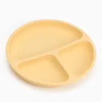 Тарелка детская секционная с ложкой и вилкой, 3 секции, молочный, Mum&Baby