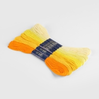 Набор ниток мулине хлопок 8±1м (наб 7шт цена за наб) cпектр жёлтый TR Набор ниток мулине хлопок 8±1м (наб 7шт цена за наб) cпектр жёлтый TR