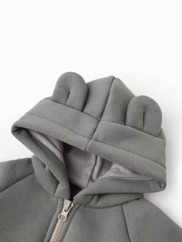 Костюм (толстовка и брюки) Крошка Я, BASIC LINE, рост 80-86 см, цвет серый