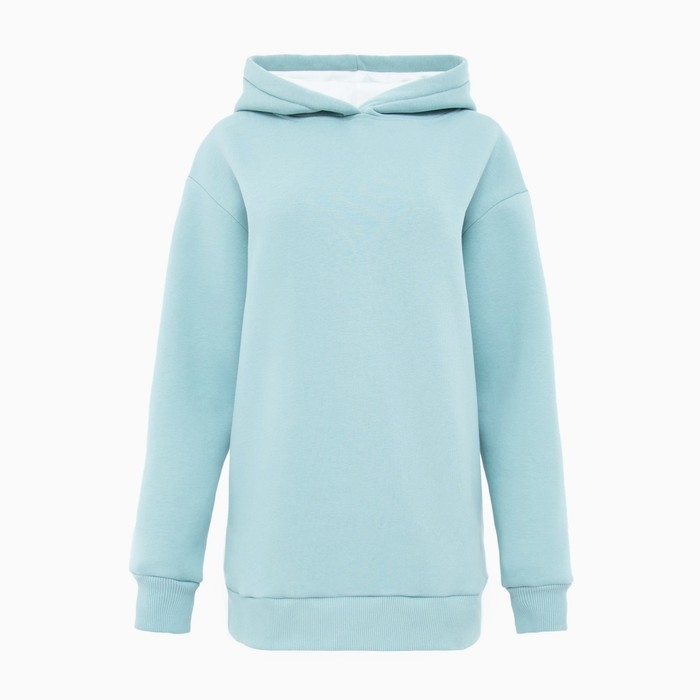 Худи женское MINAKU: Casual Collection цвет серо-голубой, р-р 50-52 Худи женское MINAKU: Casual Collection цвет серо-голубой, р-р 50-52