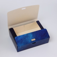 Новый год. Коробка подарочная новогодняя складная, упаковка, «Космическое воспоминания», 16 × 12 × 5 см. Новый год. Коробка подарочная новогодняя складная, упаковка, «Космическое воспоминания», 16 × 12 × 5 см.