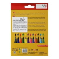 Фломастеры 12 цветов Luxor Coloring, смываемые, картон, европодвес Фломастеры 12 цветов Luxor Coloring, смываемые, картон, европодвес