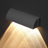 Светильник фасадный &laquo;Каскад&raquo;, FSD-092, 4 Вт, 3000К, 4 луча, IP65, 220 В, металл, белый