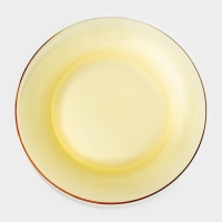 Сервиз столовый &laquo;Дымка&raquo;, 6 предметов: 2 бульонницы 450 мл, 2 тарелки 500 мл, 2 тарелки d=23см, цвет жёлтый