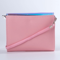 Сумка детская для девочки "Зайка в юбочке", на клапане, цвет сиреневый