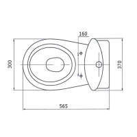 Унитаз компакт ЛЗСФ "Вершок", детский, нижняя подводка, сиденье, кнопка