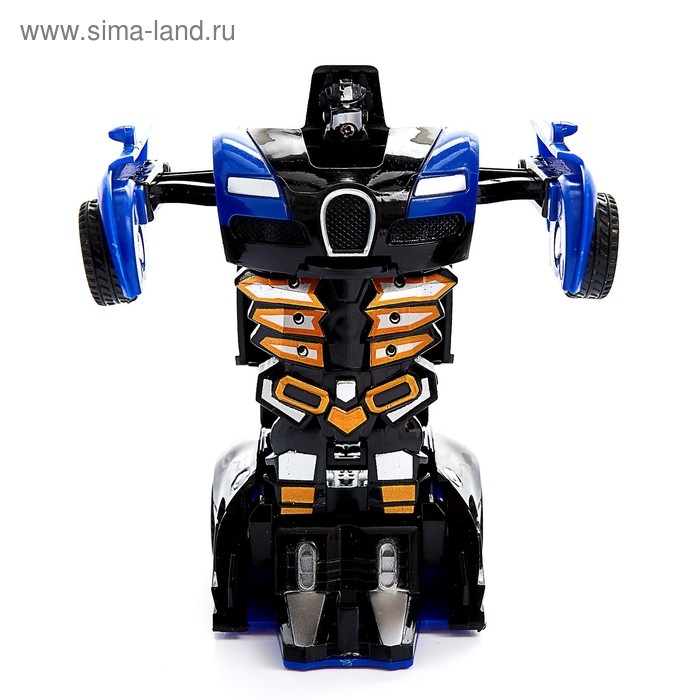 Робот инерционный &laquo;Спорткар&raquo;, трансформируется автоматически при столкновении, цвет МИКС