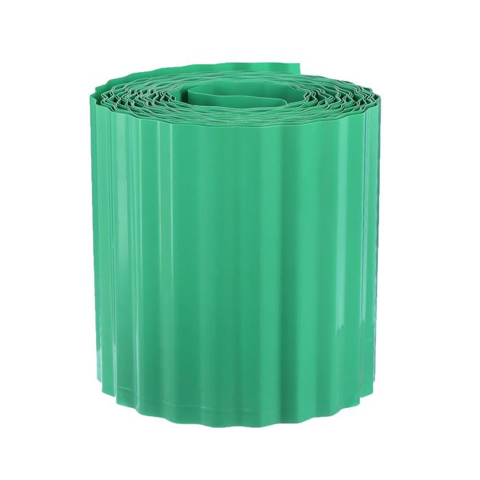 Лента бордюрная, 0.15 × 9 м, толщина 0.6 мм, пластиковая, гофра, зелёная, Greengo Лента бордюрная, 0.15 × 9 м, толщина 0.6 мм, пластиковая, гофра, зелёная, Greengo