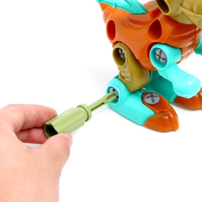 Конструктор отверточный &laquo;Дракончик&raquo;, цвета МИКС