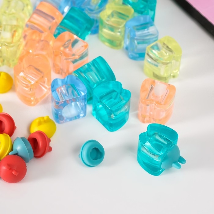 Фоторамка пластик 9х9 см "Молочные зубики" голубая 2х23х27 см