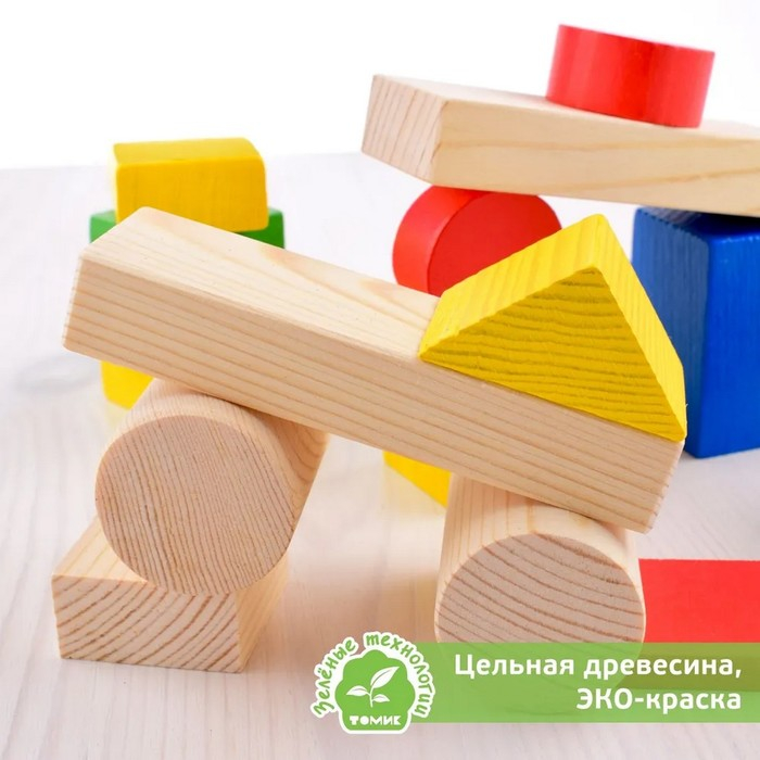 Конструктор &laquo;Цветной&raquo; 43 элемента